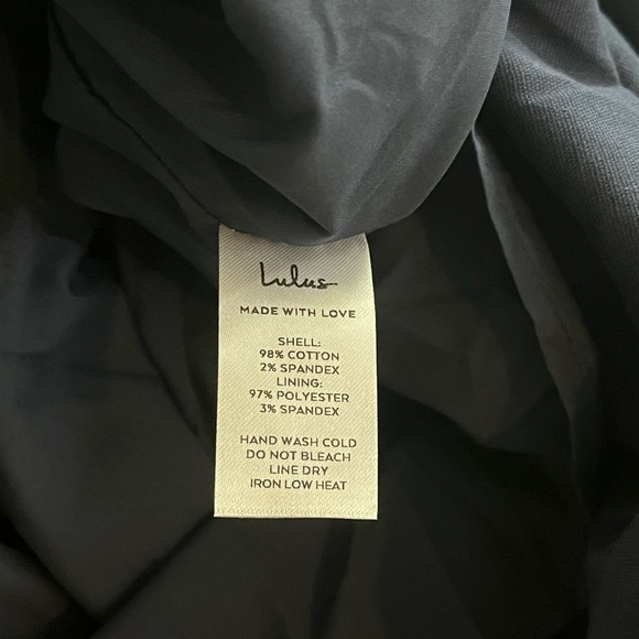 NWT Lulus Sunny Enchantment Navy Embroidered Balloon Sleeve Midi Dress - Picture 14 of 14